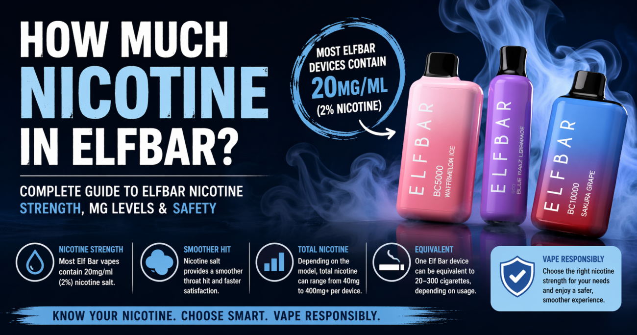 how much nicotine in elfbar