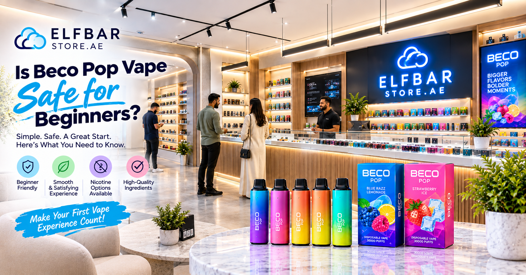is beco pop vape safe for beginners