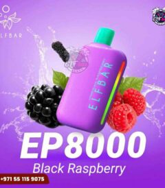 Elfbar EP8000 Black Raspberry 20mg/ml-8000 Puffs in UAE