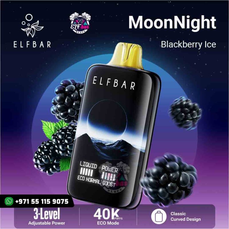 ELF BAR MoonNight 40K Puffs Blackberry Ice in UAE