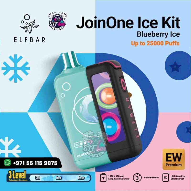 ELFBAR JoinOne Ice Kit 25000 Puffs Blueberry Ice in UAE