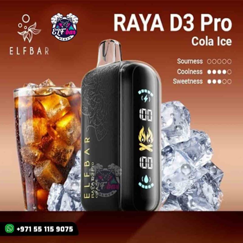 Elfbar Raya D3 Pro Cola Ice 30000 Puffs in UAE