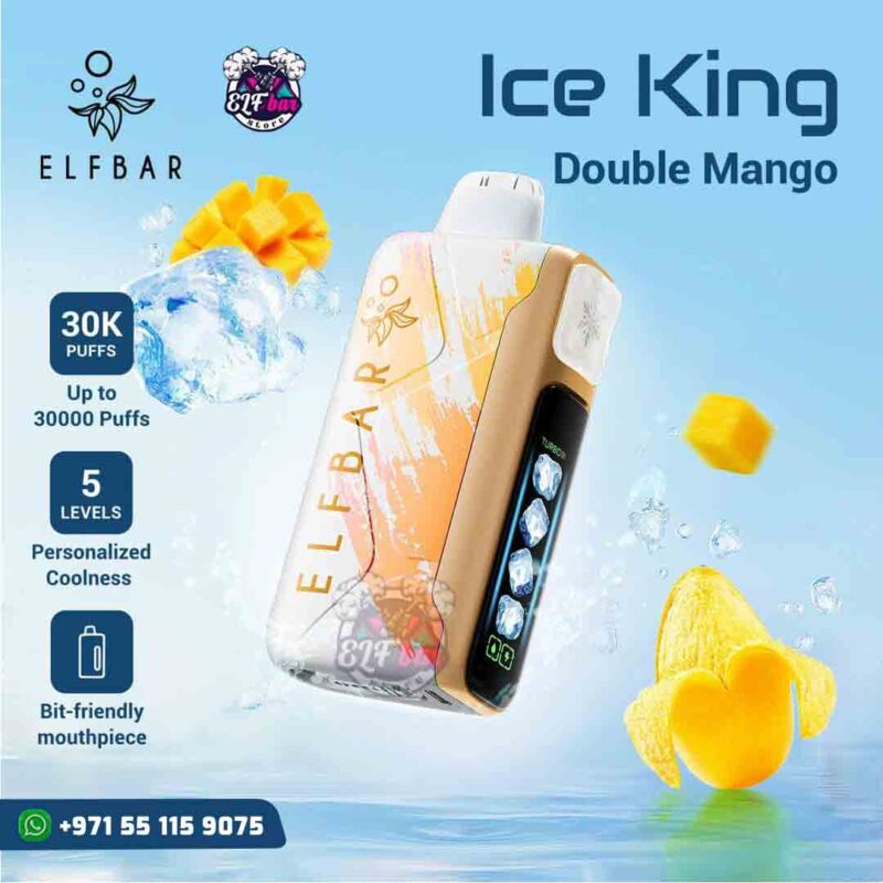 ELFBar Ice King 30K Puffs Double Mango in Dubai UAE