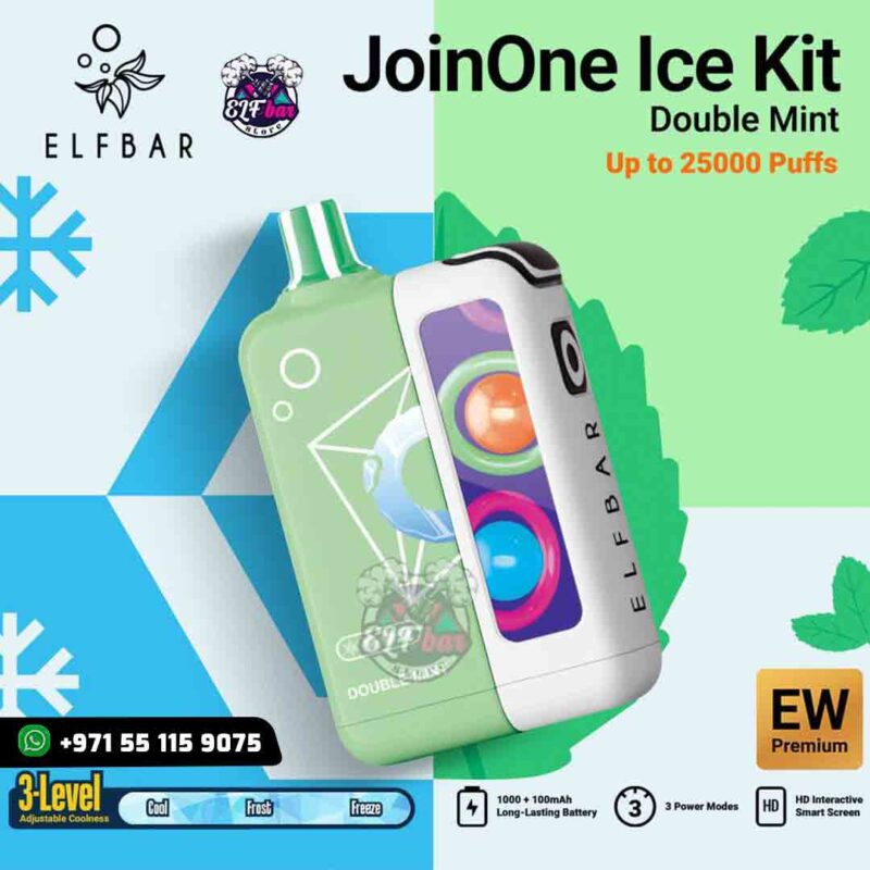 ELFBAR JoinOne Ice Kit 25000 Puffs Double Mint in UAE
