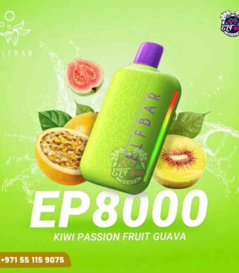 Elfbar EP8000 Kiwi Passion Fruit Guava in UAE