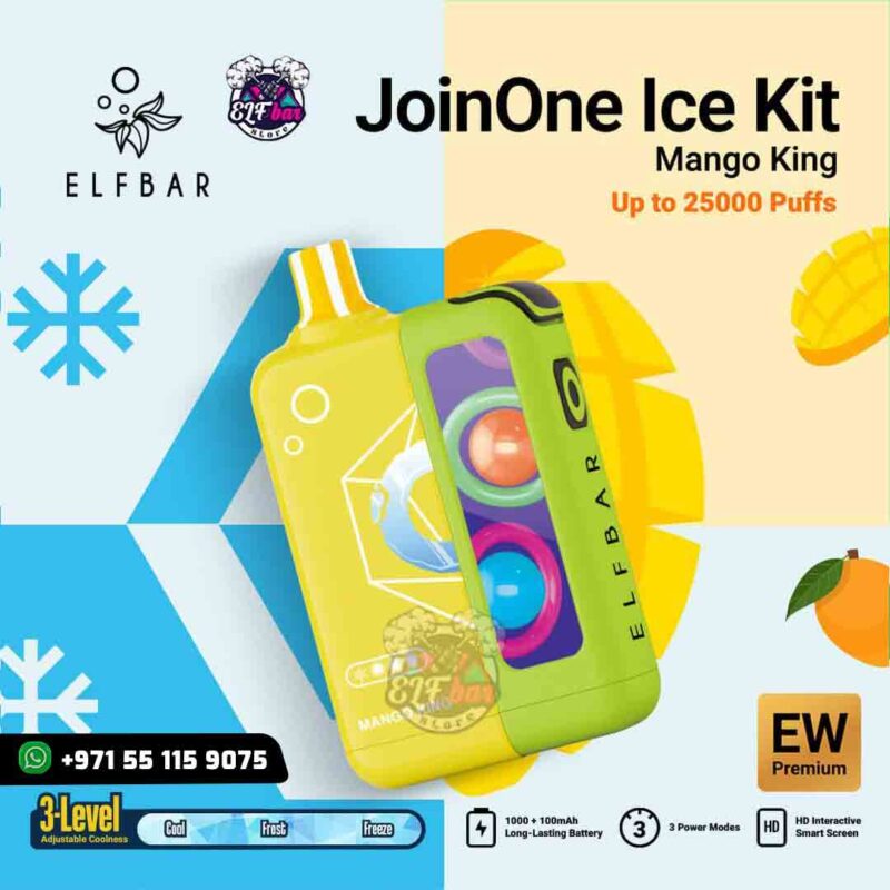 ElfBar JoinOne Ice Kit 25000 Puffs Mango King in UAE