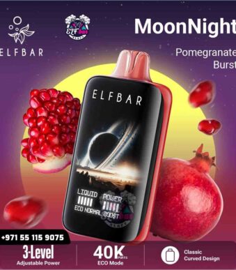 ELF BAR Moon Night 40k Puffs Promegranate Burst in UAE
