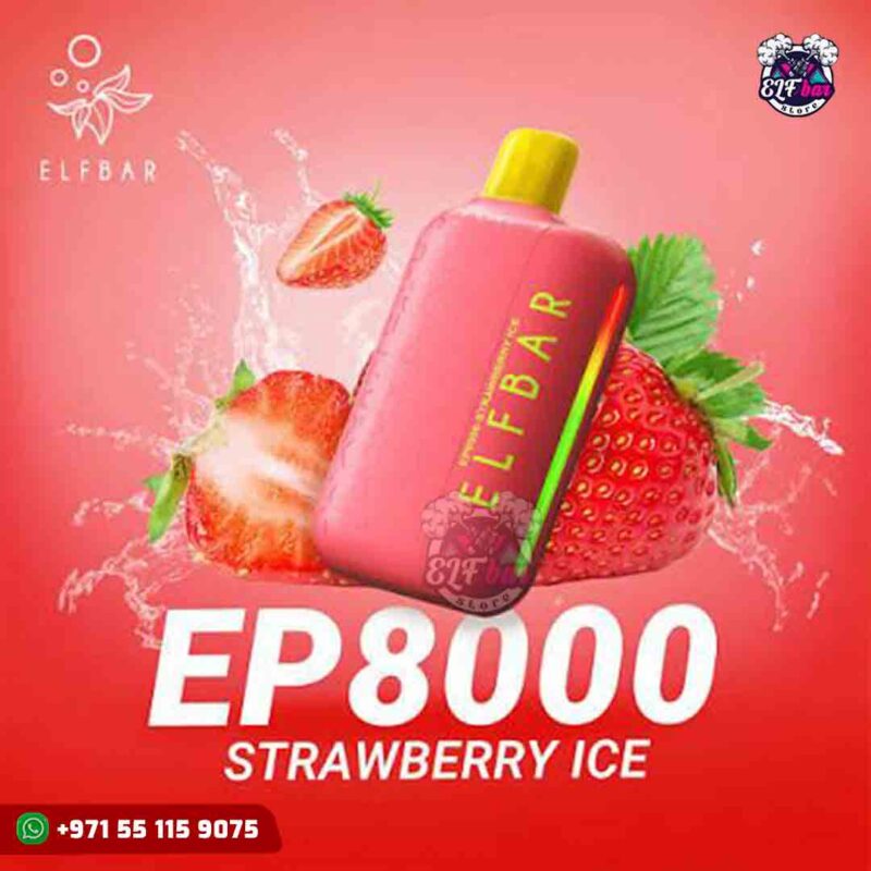 ELFBar EP8000 Strawberry Ice in Dubai UAE