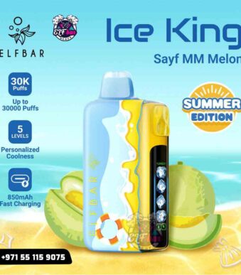 ELFBar Ice King 30000 Puffs Sayf MM Melon in UAE