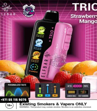 ELF Bar Trio 40000 Strawberry Mango