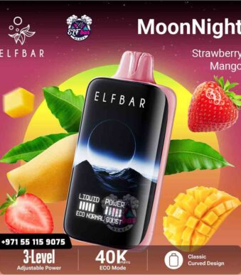 ELF BAR Moon Night 40K Puffs Strawberry Mango in UAE
