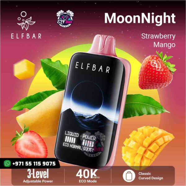 ELF BAR Moon Night 40K Puffs Strawberry Mango in UAE