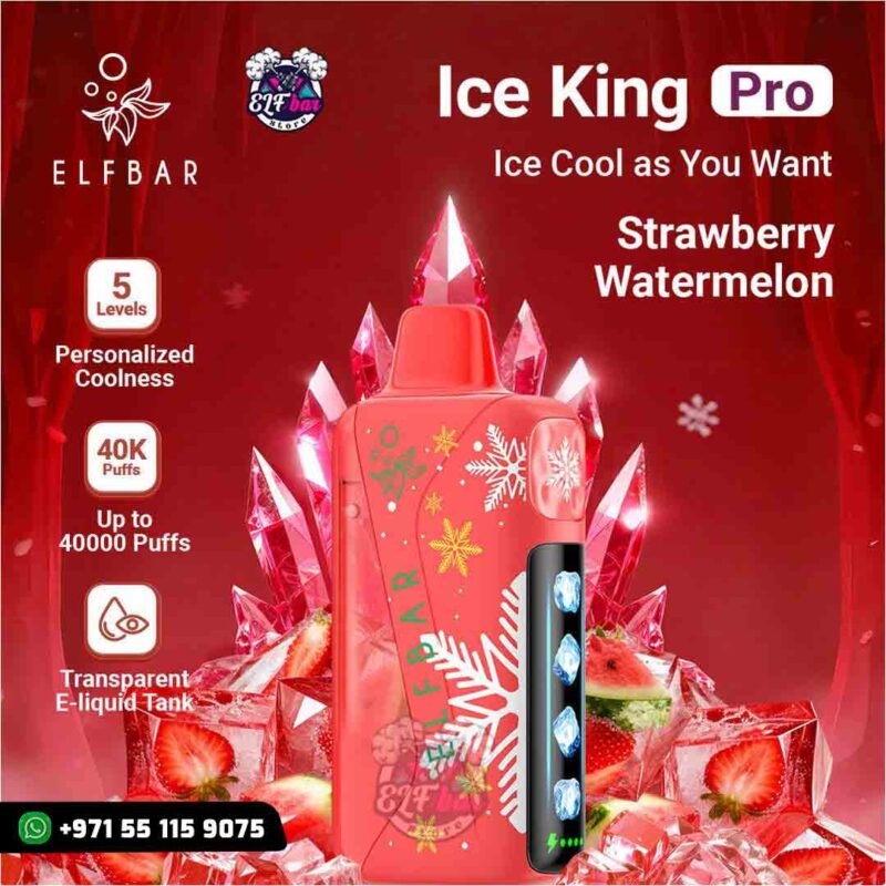 ELFBar Ice King Pro 40K Puffs Strawberry Watermelon in UAE