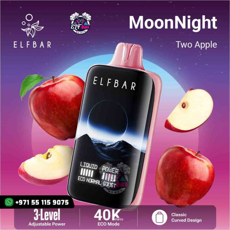 ELFBAR MoonNight 40000 Puffs Two Apple in UAE