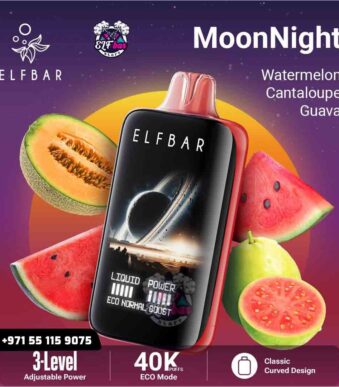 ELFBAR MoonNight 40K Puffs Watermelon Cantaloupe Guava in UAE