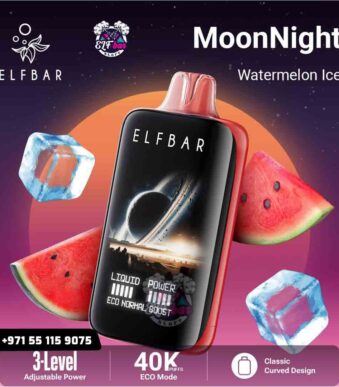 Buy ELF BAR MoonNight 40000 Puffs Watermelon Ice in UAE – Fast Delivery