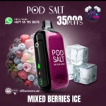 Pod Salt 35000 Puffs Disposable Vape Mixed Berries Ice – Ultra-Long Cooling Berry Experience
