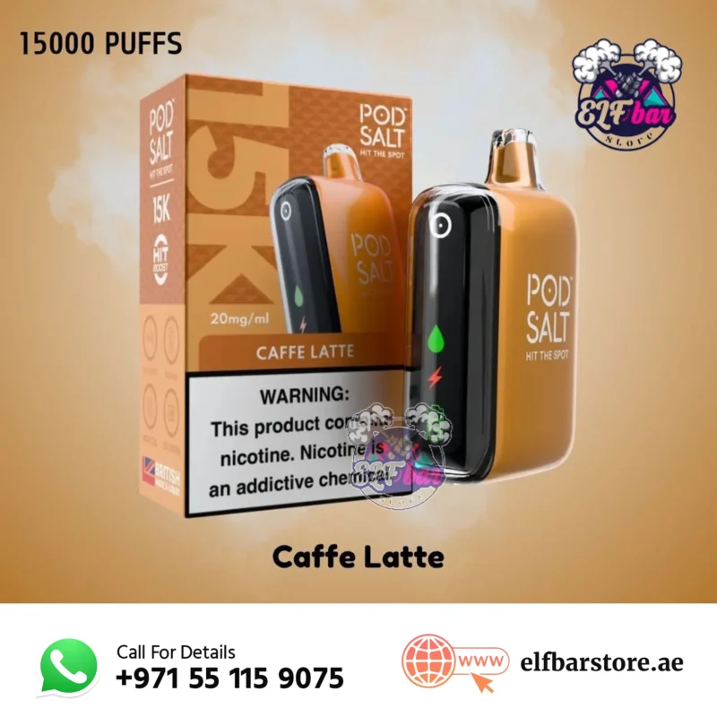 Buy Online Pod Salt 15000 puffs Banana Ice in Dubai UAE – Limited Stock