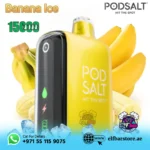 Podsalt 15000 Puffs Disposable Vape – Long-Lasting Banana Ice Flavor for UAE Vapers