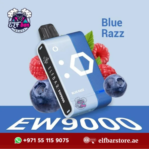ELF Bar EW9000 Puffs Blue Razz in UAE