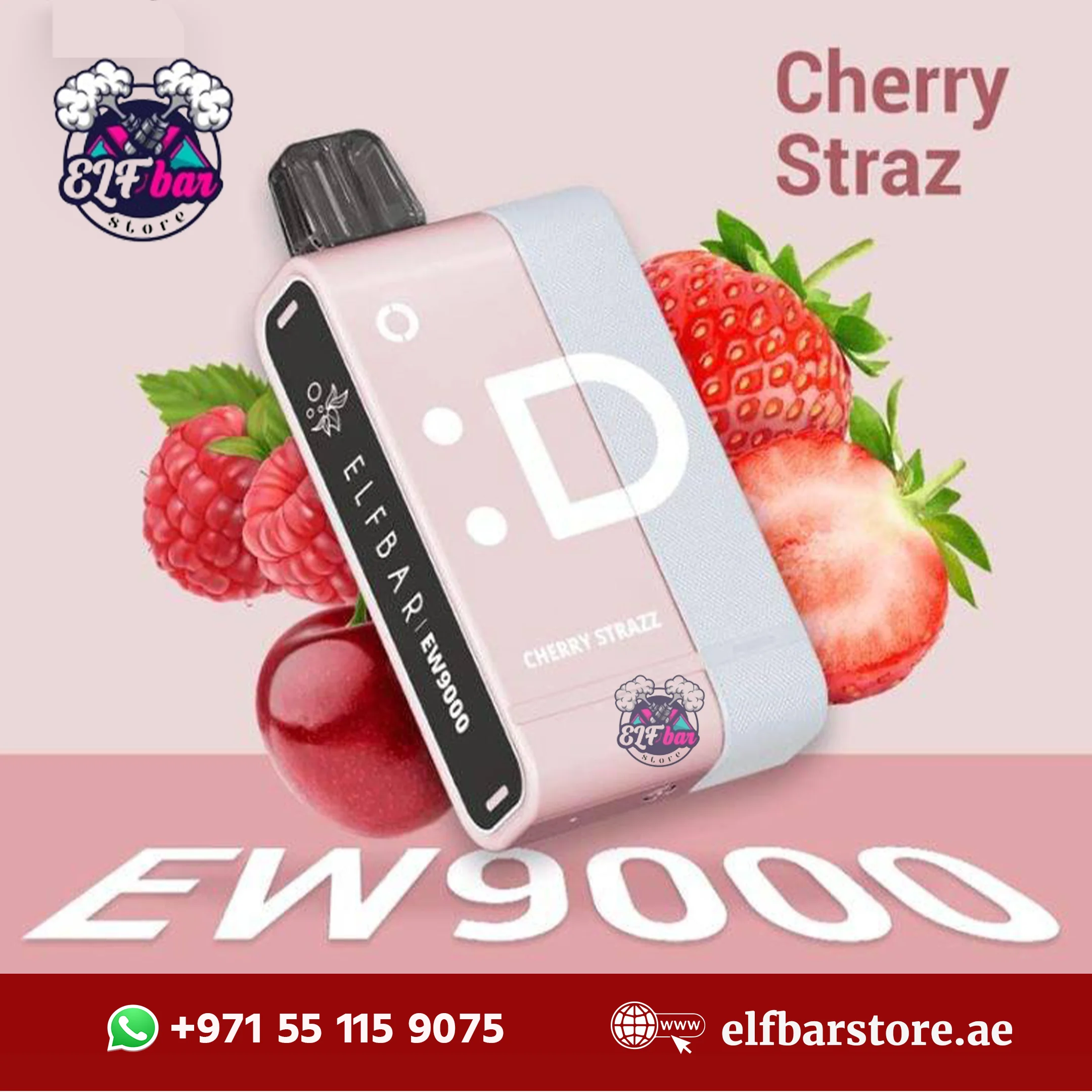 ELF Bar EW9000 Puffs Cherry Straz in Dubai UAE ELF Bar EW9000 Puffs Cherry Straz in Dubai UAE