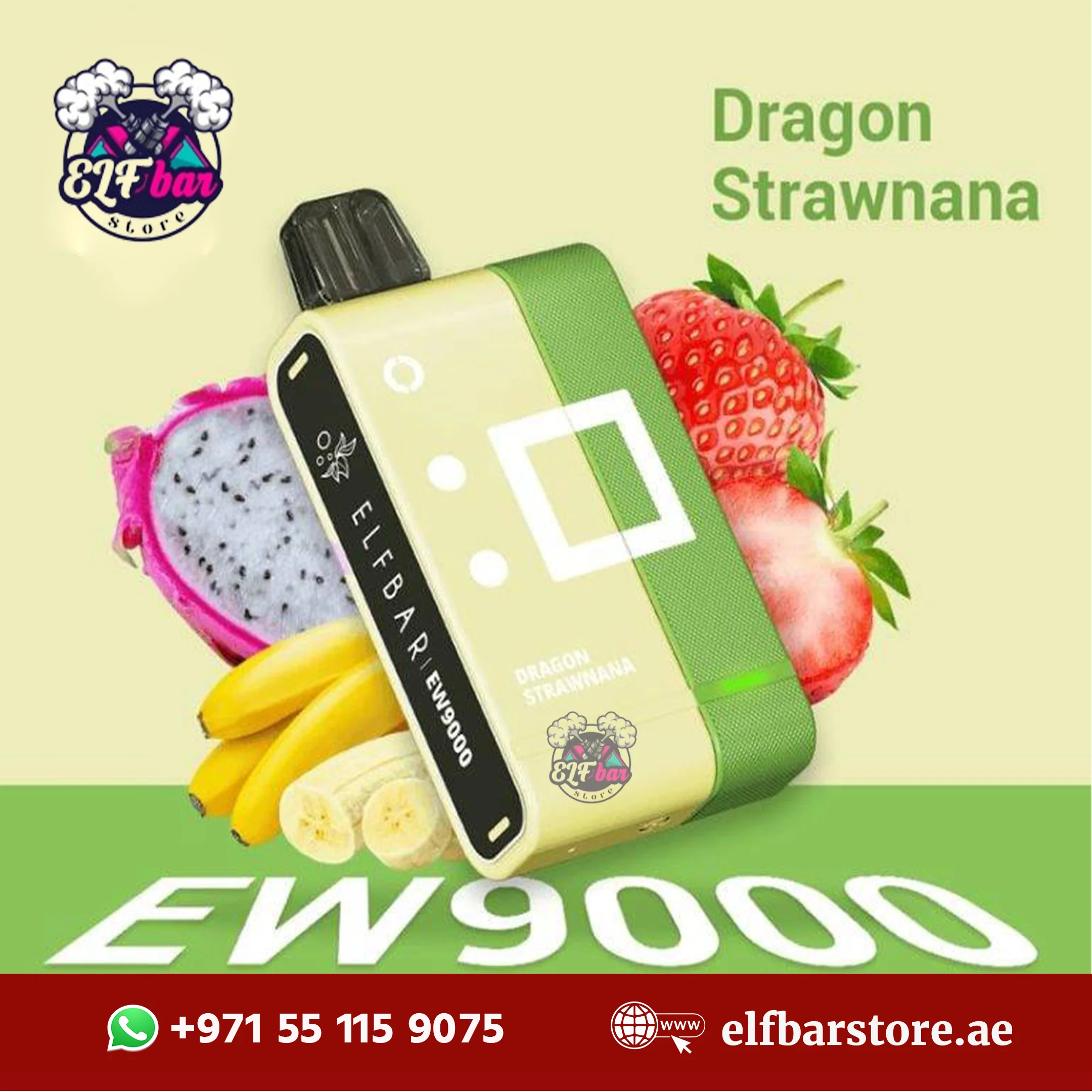 ELFBar EW9000 Puffs Dragon Strawnana in UAE ELFBar EW9000 Puffs Dragon Strawnana in UAE