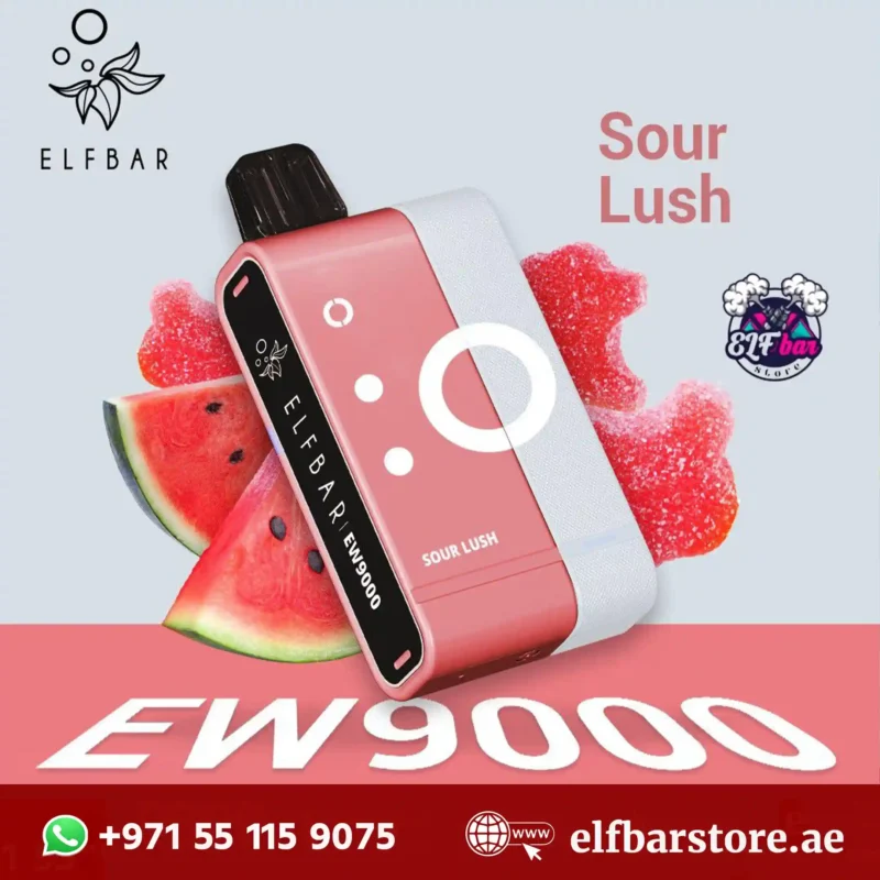 ELF BAR EW9000 Prefilled Pod Kit 9000 Puffs Sour Lush in UAE