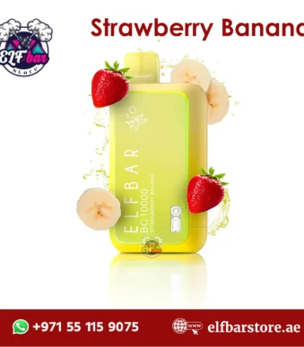 ELFBar BC10000 Puffs Strawberry Banana 50mg in UAE