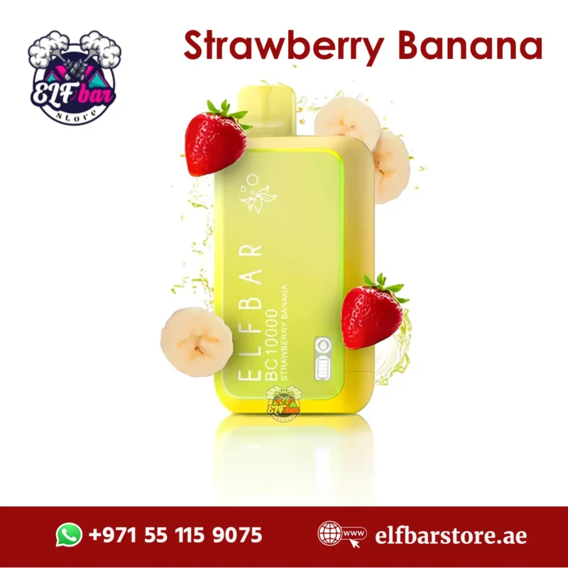 ELFBar BC10000 Puffs Strawberry Banana 50mg in UAE