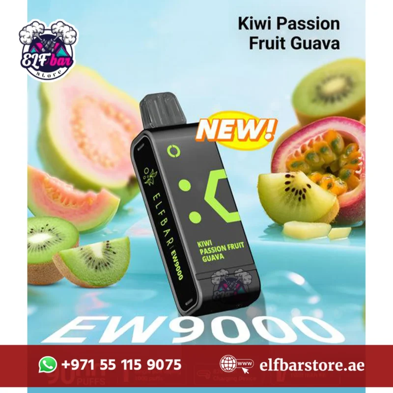 ELFBar EW9000 Puffs Kiwi Passion Fruit Guava in UAE