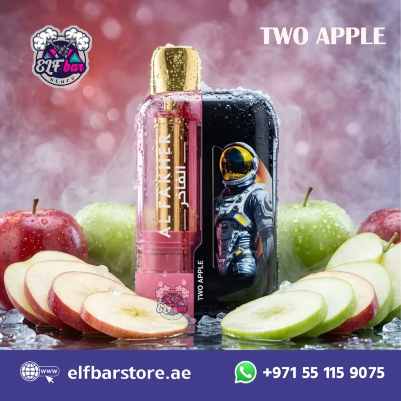 AL Fakher Ultra 40k Puffs TWO APPLE in UAE