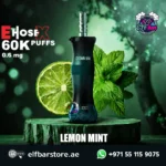 Al Fakher Crown Bar E Hose X 60000 Puffs LEMON MINT in UAE