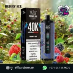 Al Fakher Mega Max 40K Puffs Disposable Vape in UAE BERRY ICE