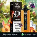 Al Fakher Mega Max 40K Puffs Disposable Vape in UAE PEACH ICE