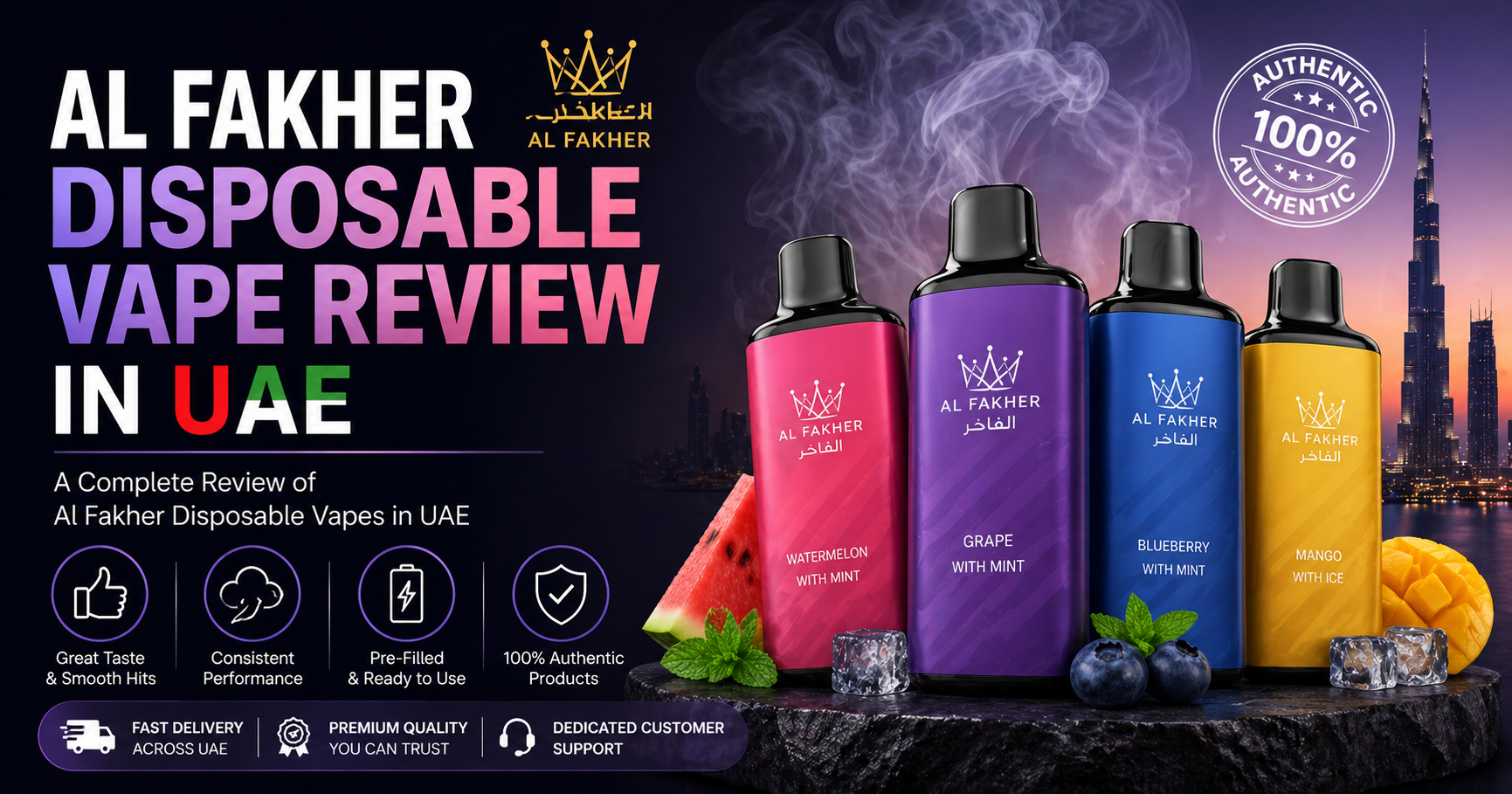 Al Fakher Disposable Vape Review in UAE