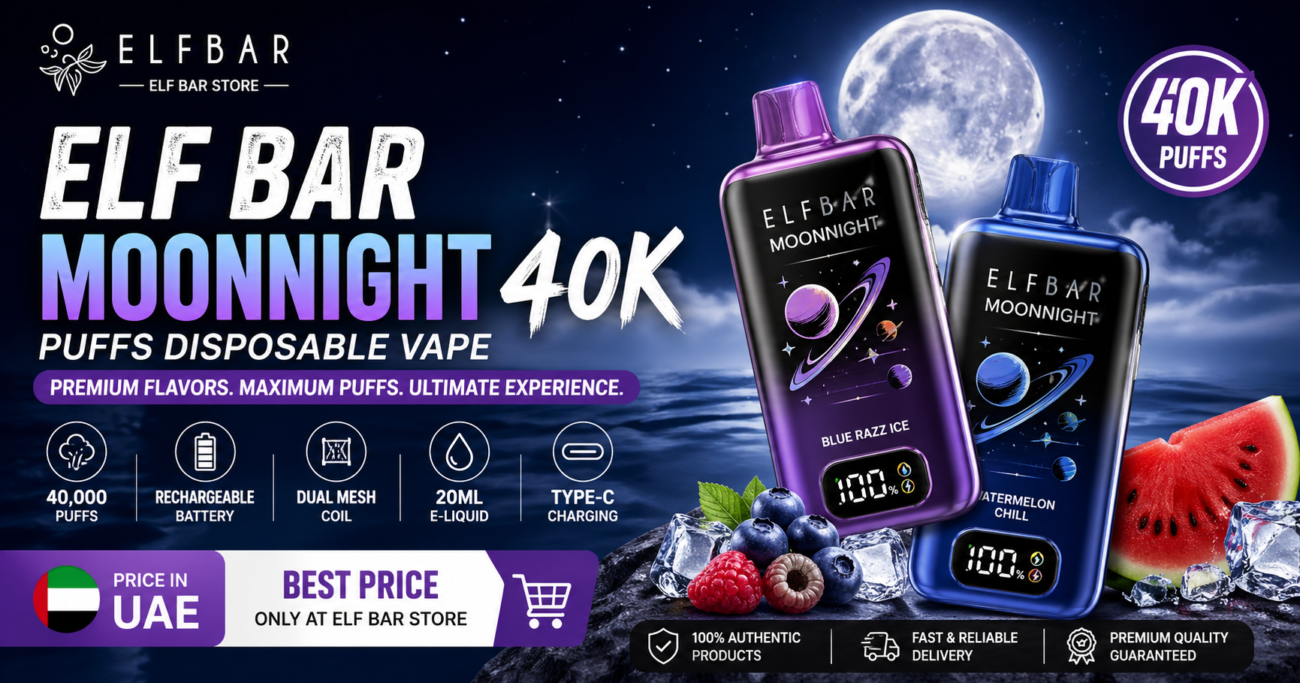 Elf Bar MoonNight 40K Puffs Disposable Vape Flavor Price in UAE