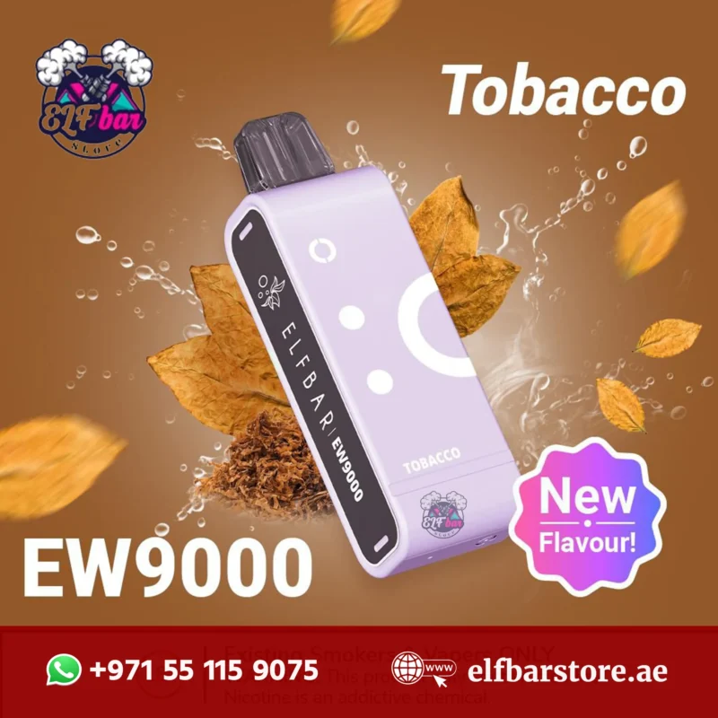 Elf Bar EW9000 Replacement Pods Prefilled 9000 Puffs Tobacco
