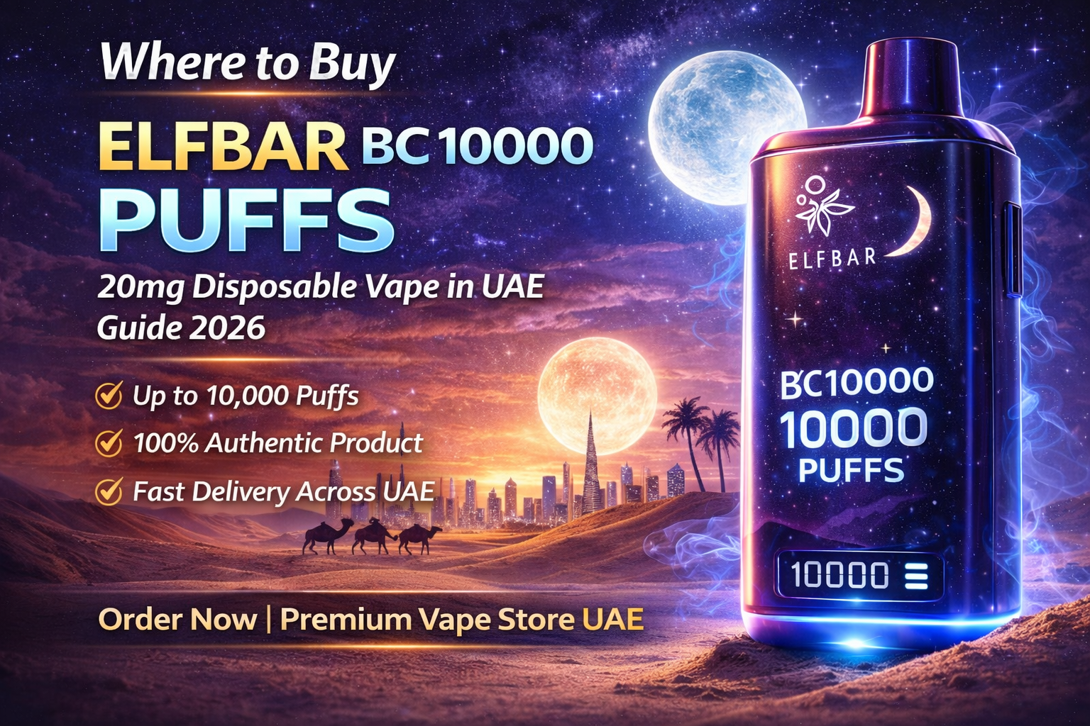 elfbar abu dhabi sunset