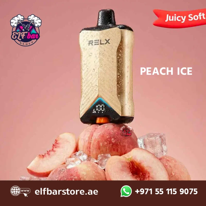 RELX Optimus 60000 Puffs Disposable Vape in UAE PEACH ICE