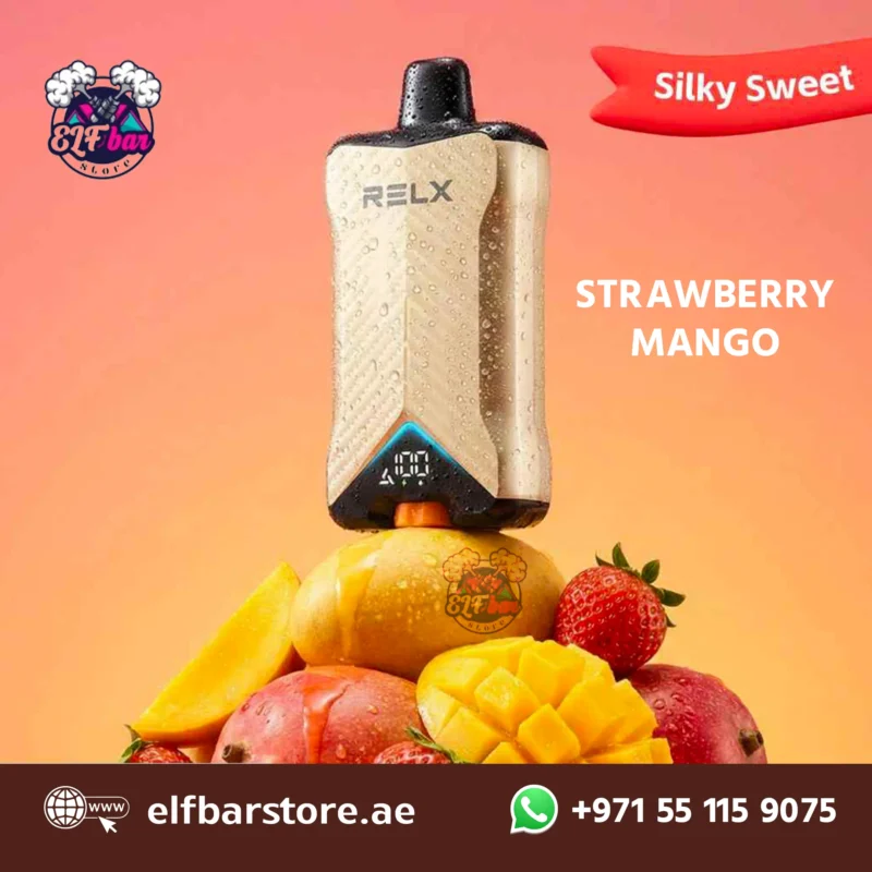 RELX Optimus 60000 Puffs Disposable Vape in UAE STRAWBERRY MANGO