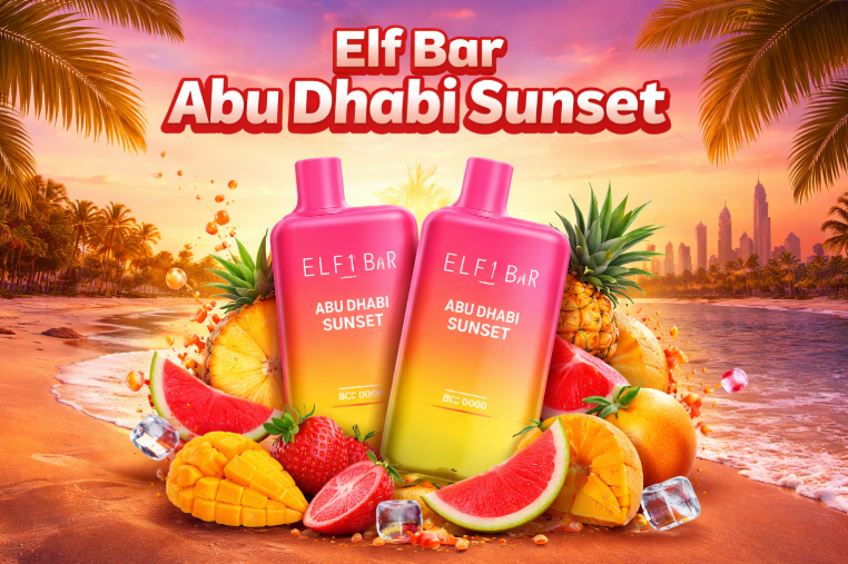 elf bar abu dhabi sunset