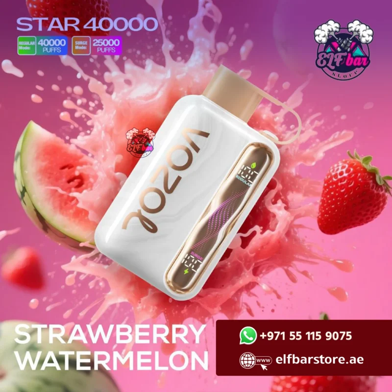 VOZOL STAR 40000 PUFFS Disposable Vape STRAWBERRY WATERMELON