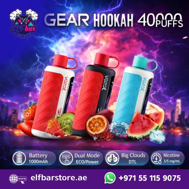 Vozol Gear Hookah 40000 Puffs Disposable Vape