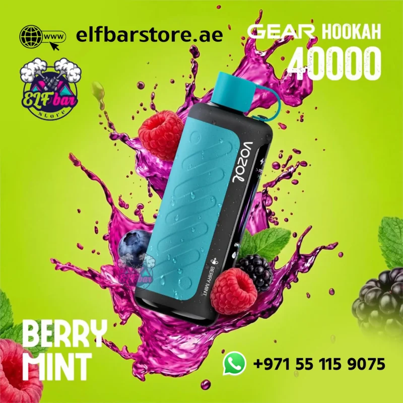 Vozol Gear Hookah 40000 Puffs Disposable Vape BERRY MINT