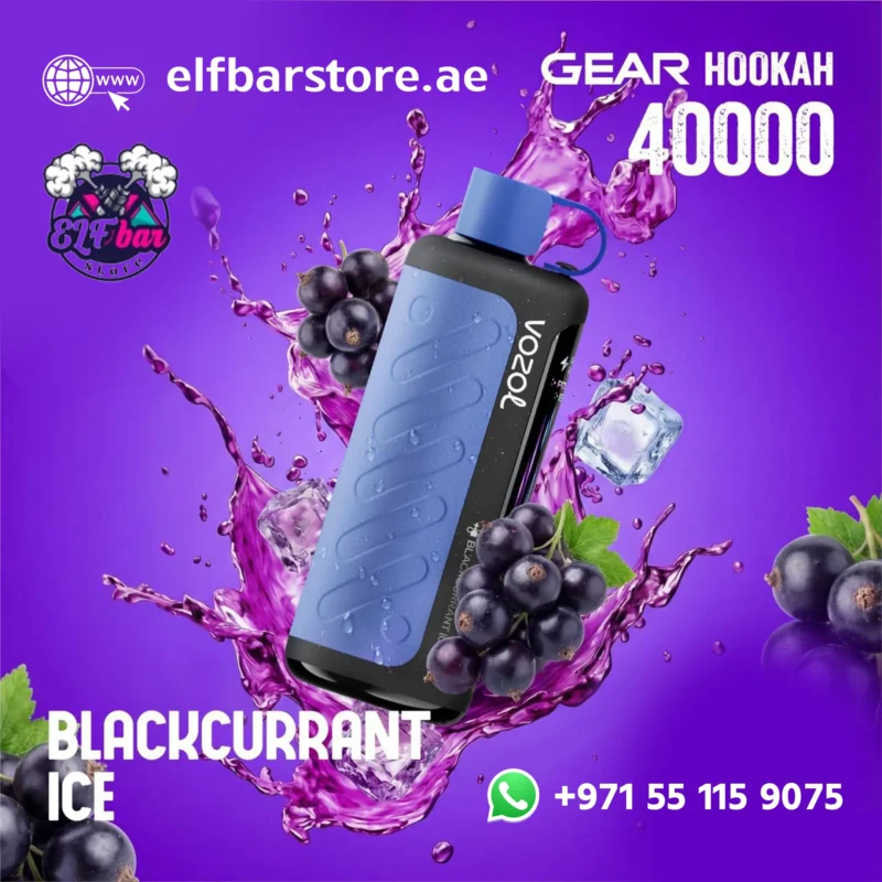 Vozol Gear Hookah 40000 Puffs Disposable Vape BLACKCURRENT ICE