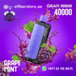 Vozol Gear Hookah 40000 Puffs Disposable Vape GRAPE MINT