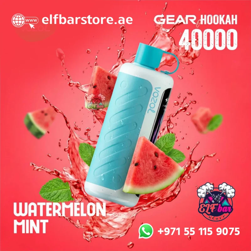 Vozol Gear Hookah 40000 Puffs Disposable Vape WATERMELON MINT