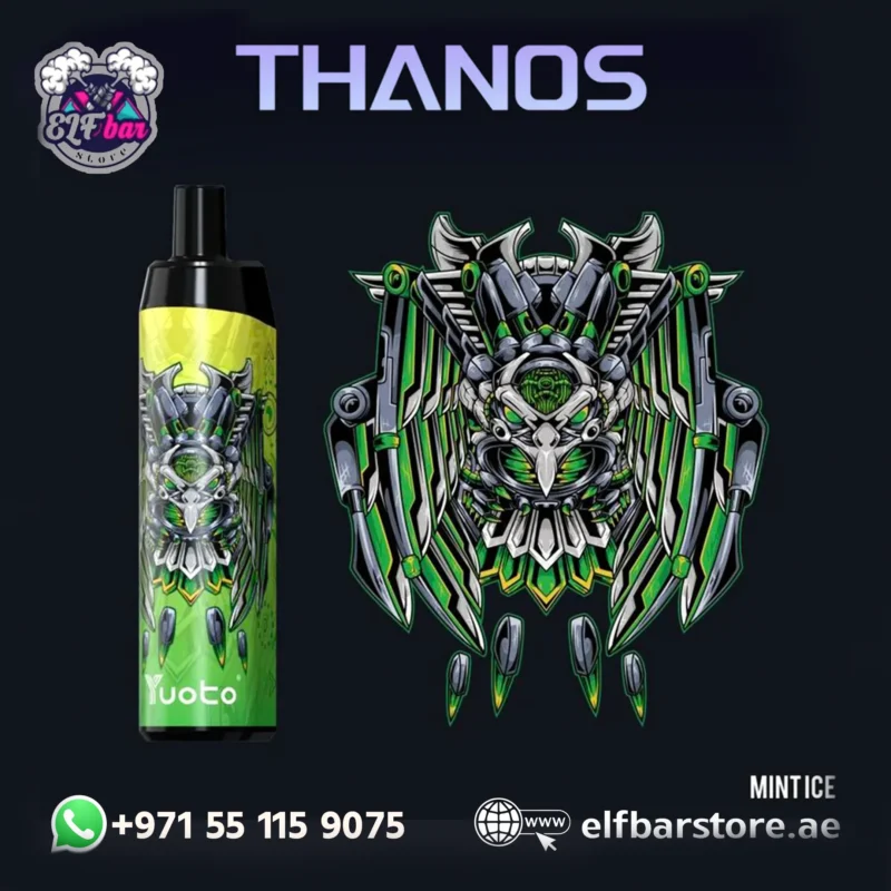 Yuoto Thanos 5000 Puffs Disposable Vape In UAE MINT ICE