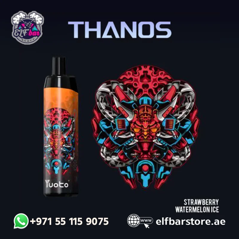 Yuoto Thanos 5000 Puffs Disposable Vape In UAE STRAWBERRY WATERMELON ICE
