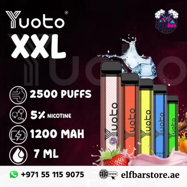 Yuoto XXL Disposable Vape 2500 Puffs In UAE